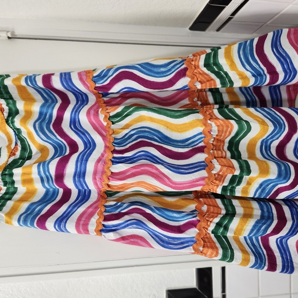 Rachel Zoe Dresses & Skirts - Colorful Wavy Striped Dress
